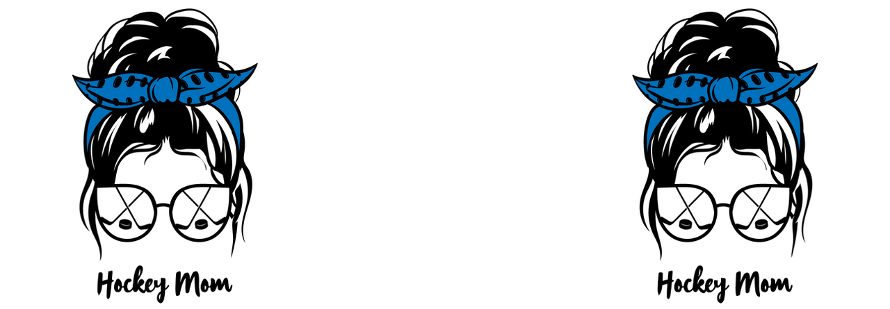 Personalized Messy Bun Pilsner Tumbler (20 oz) - Hockey Mom - Graphic View