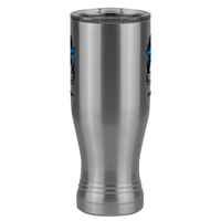 Thumbnail for Personalized Messy Bun Pilsner Tumbler (20 oz) - Hockey Mom - Front View