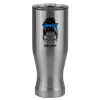 Thumbnail for Personalized Messy Bun Pilsner Tumbler (20 oz) - Hockey Mom - Right View