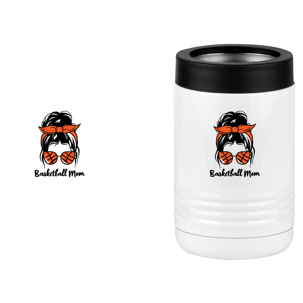 Personalized Messy Bun Beverage Holder - Basketball Mom - Design View