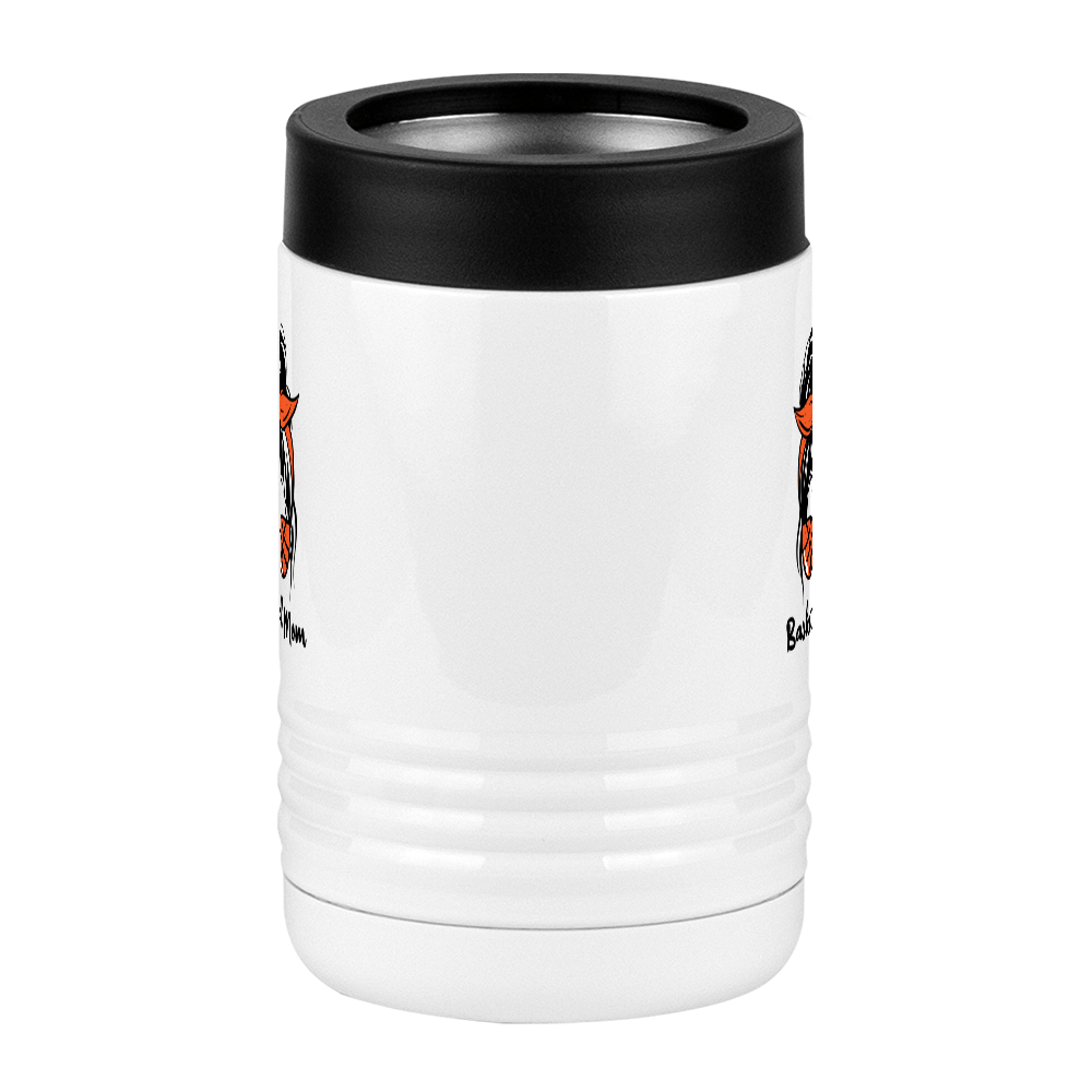 Personalized Messy Bun Beverage Holder - Basketball Mom - Front View