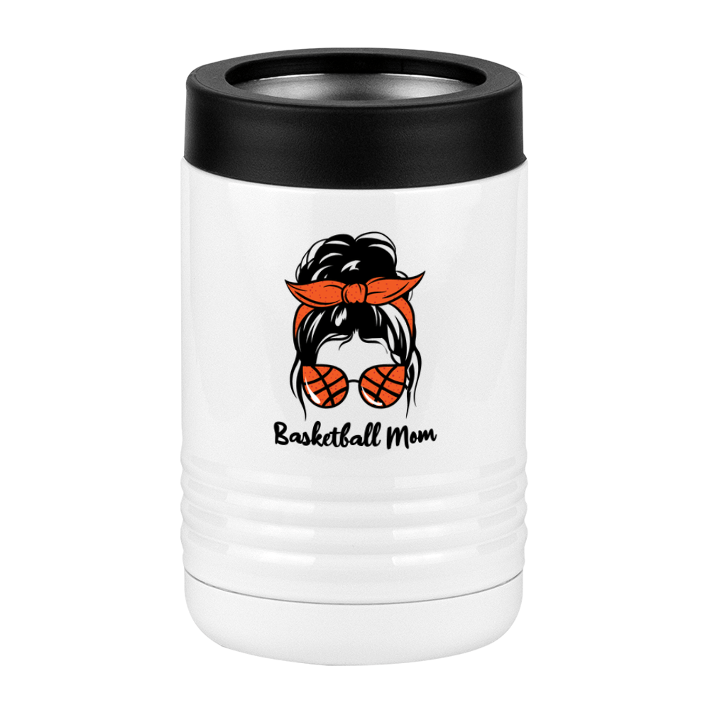 Personalized Messy Bun Beverage Holder - Basketball Mom - Left View