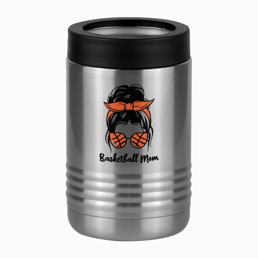 Personalized Messy Bun Beverage Holder - Basketball Mom - Left View