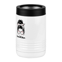 Thumbnail for Personalized Messy Bun Beverage Holder - Baseball Mom - Front Left View