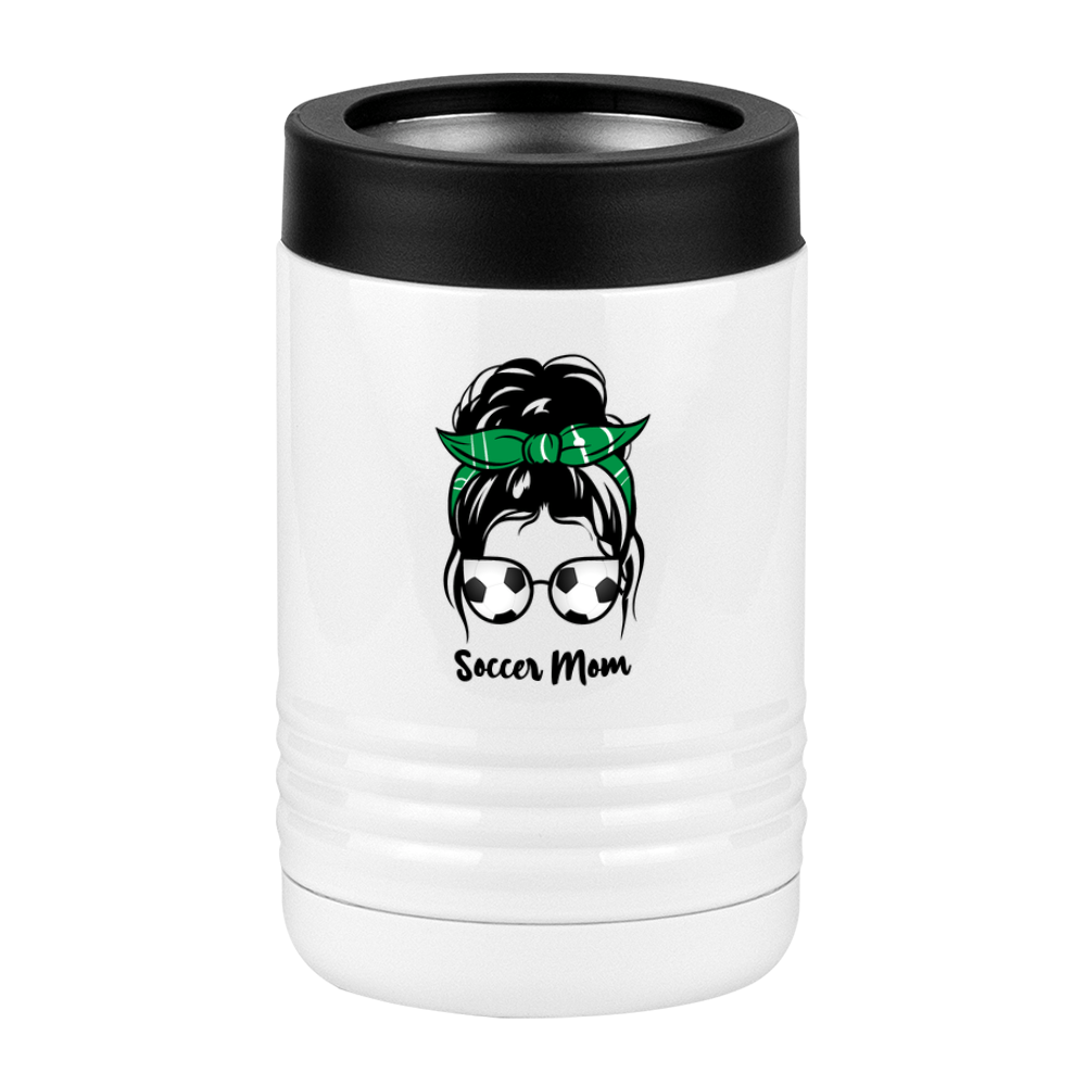 Personalized Messy Bun Beverage Holder - Soccer Mom - Left View