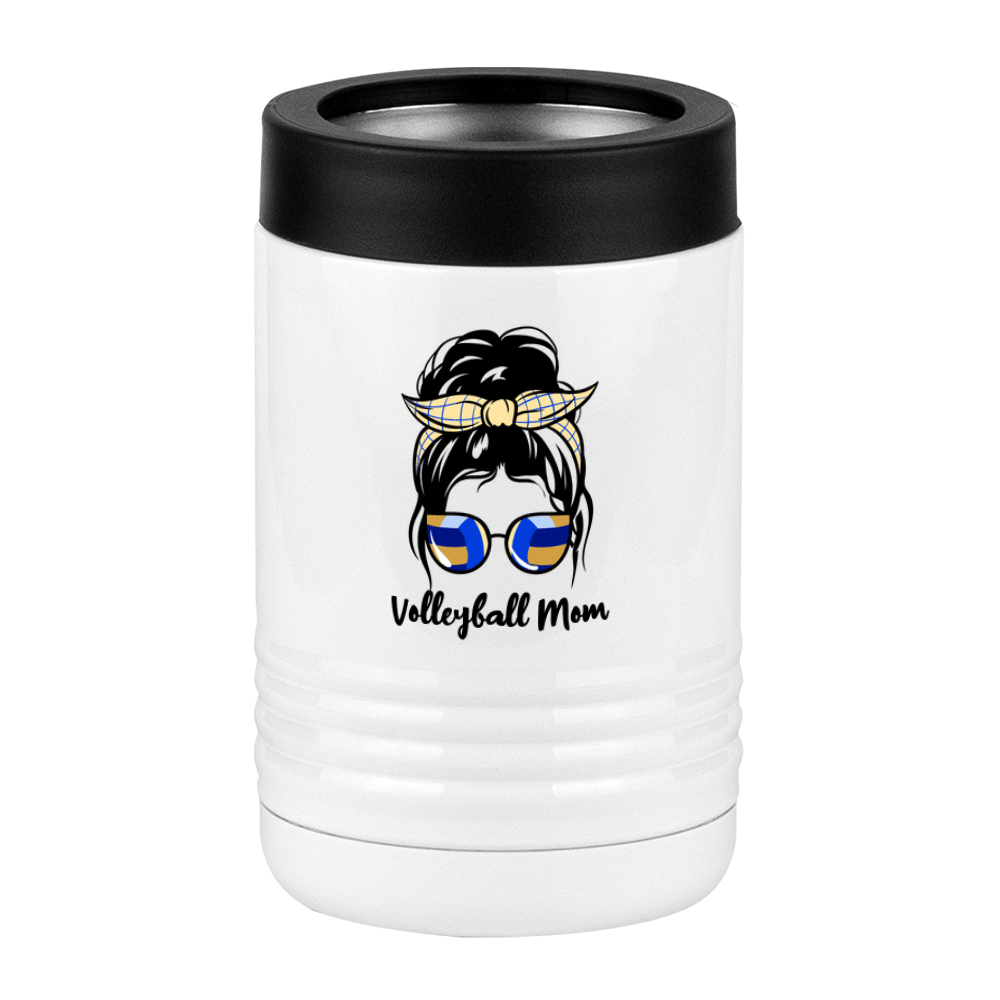Personalized Messy Bun Beverage Holder - Volleyball Mom - Left View
