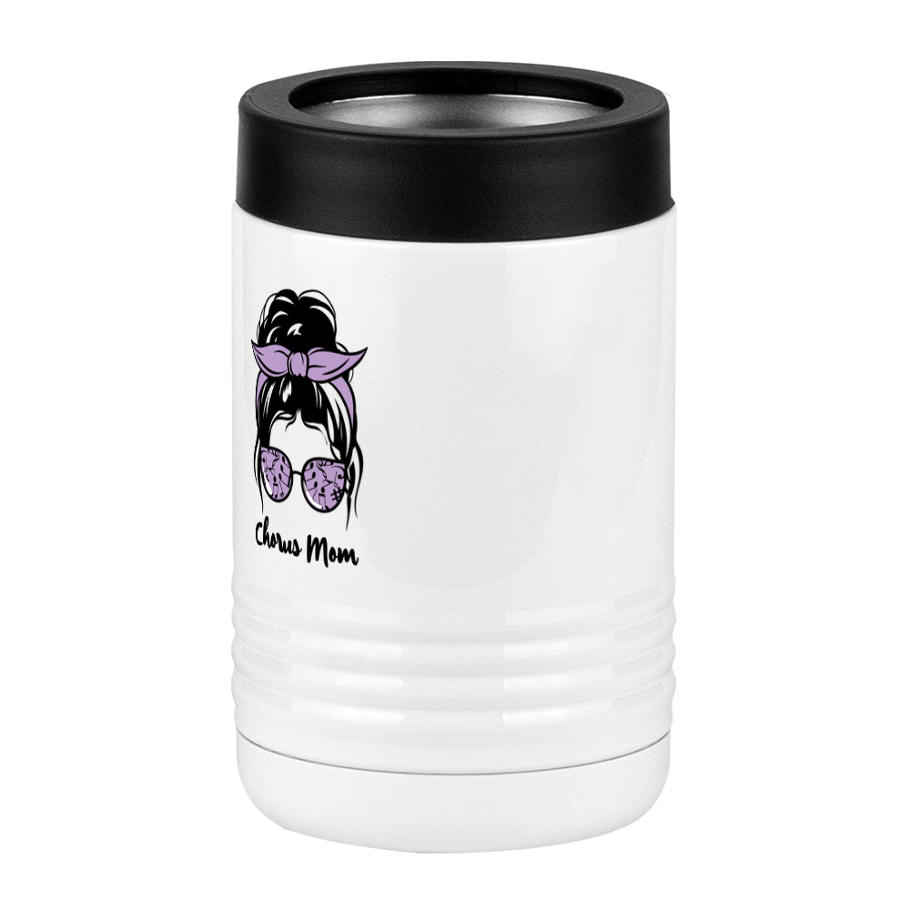 Personalized Messy Bun Beverage Holder - Chorus Mom - Front Left View