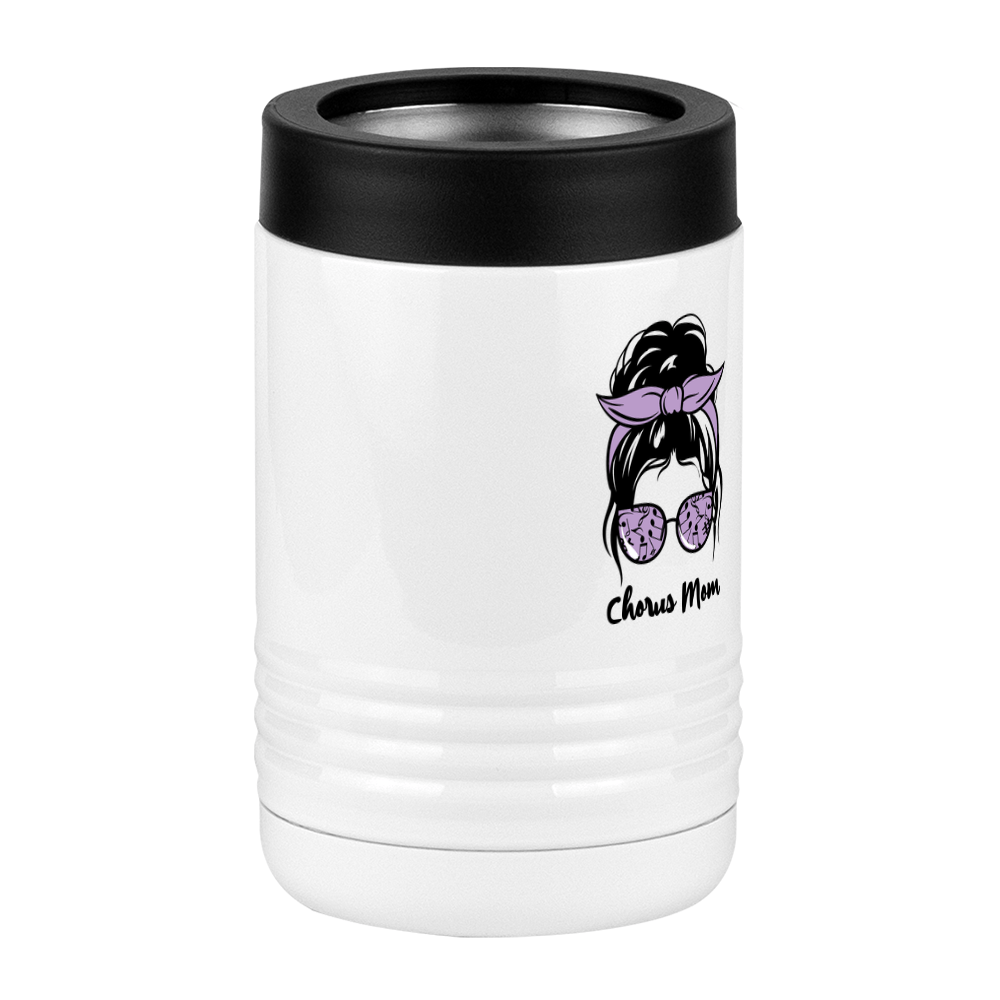Personalized Messy Bun Beverage Holder - Chorus Mom - Front Right View