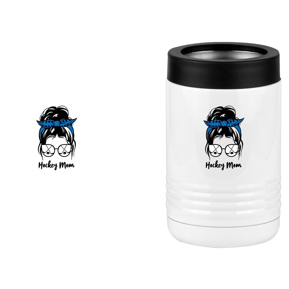 Personalized Messy Bun Beverage Holder - Hockey Mom - Design View