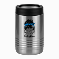 Thumbnail for Personalized Messy Bun Beverage Holder - Hockey Mom - Left View