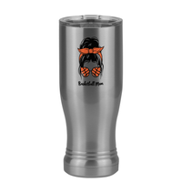 Thumbnail for Personalized Messy Bun Pilsner Tumbler (14 oz) - Basketball Mom - Right View
