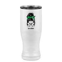 Thumbnail for Personalized Messy Bun Pilsner Tumbler (14 oz) - Soccer Mom - Right View