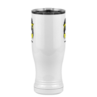 Thumbnail for Personalized Messy Bun Pilsner Tumbler (14 oz) - Tennis Mom - Front View
