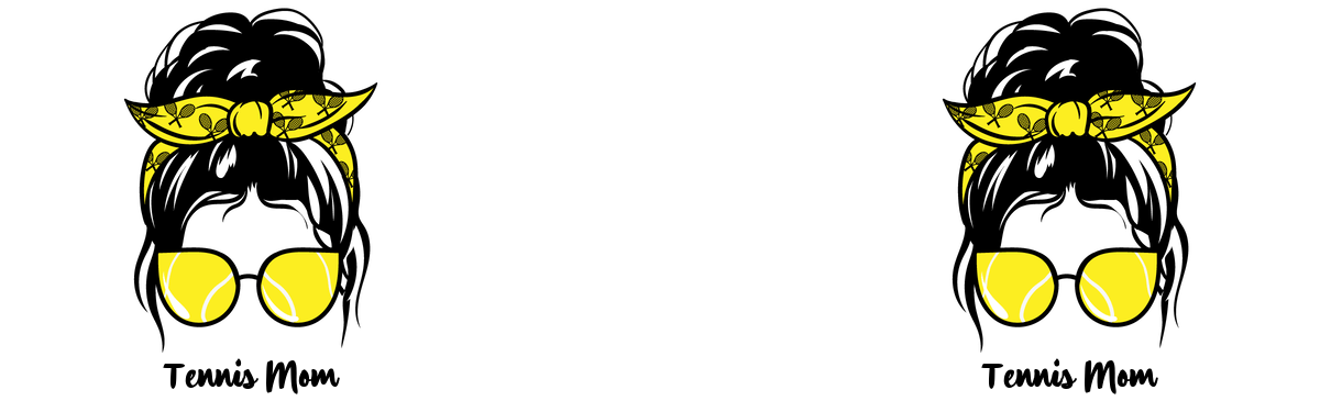 Personalized Messy Bun Pilsner Tumbler (14 oz) - Tennis Mom - Graphic View