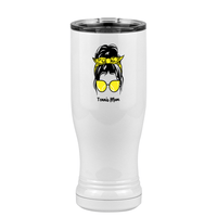 Thumbnail for Personalized Messy Bun Pilsner Tumbler (14 oz) - Tennis Mom - Right View