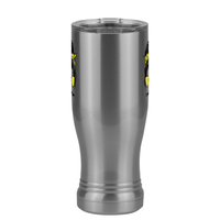 Thumbnail for Personalized Messy Bun Pilsner Tumbler (14 oz) - Tennis Mom - Front View