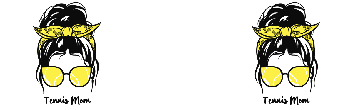 Personalized Messy Bun Pilsner Tumbler (14 oz) - Tennis Mom - Graphic View