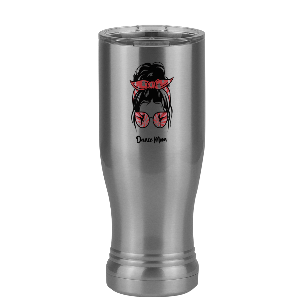 Personalized Messy Bun Pilsner Tumbler (14 oz) - Dance Mom - Right View