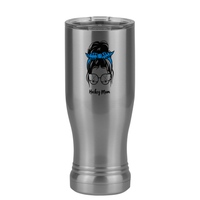 Thumbnail for Personalized Messy Bun Pilsner Tumbler (14 oz) - Hockey Mom - Right View