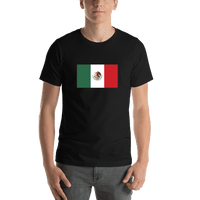 Thumbnail for Mexico Flag T-Shirt - Black - Shirt View