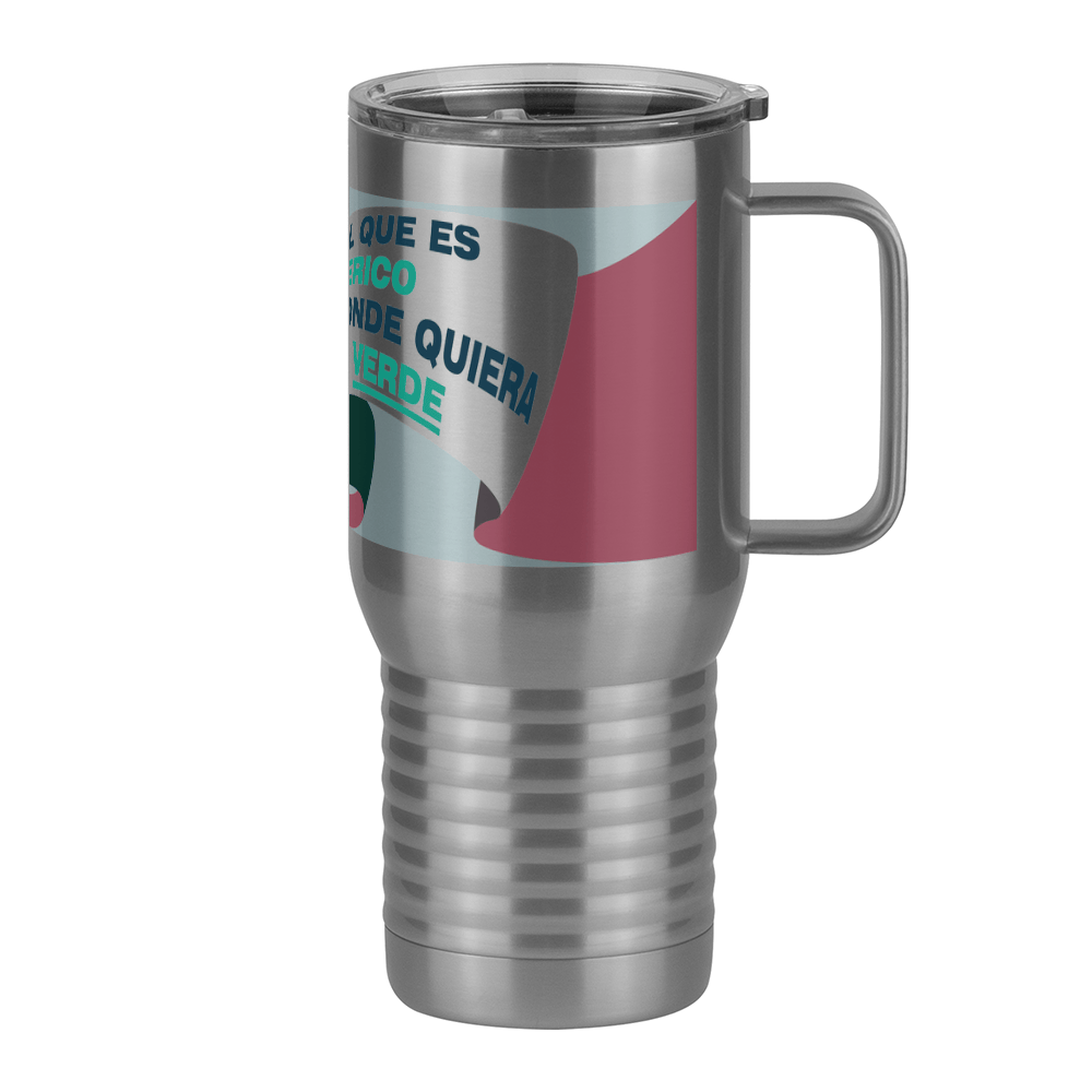Mexico Travel Coffee Mug Tumbler with Handle (20 oz) - Bird - Right View