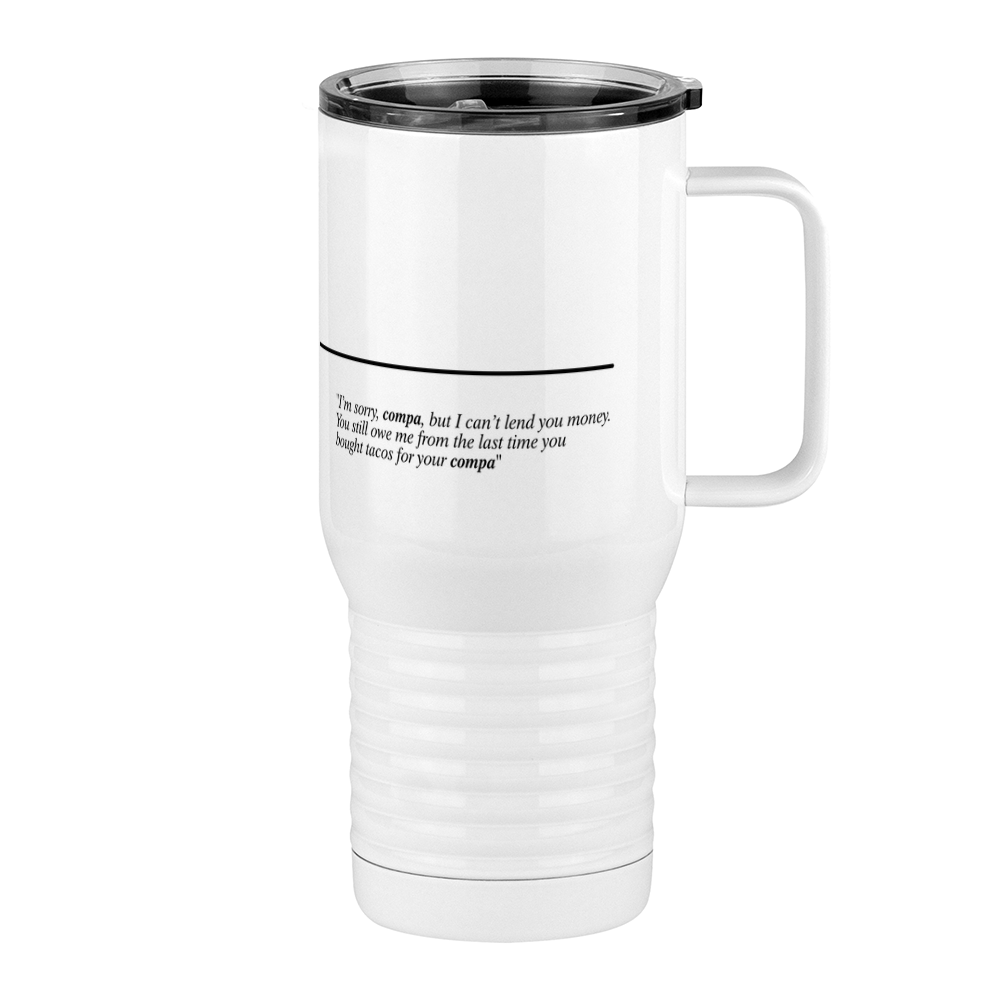 Mexico Travel Coffee Mug Tumbler with Handle (20 oz) - Compa - Right View