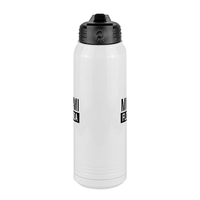 Thumbnail for Personalized Miami Florida Water Bottle (30 oz) - Center View