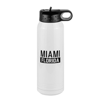 Thumbnail for Personalized Miami Florida Water Bottle (30 oz) - Right View