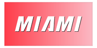 Thumbnail for Miami Ombre Beach Towel - Front View