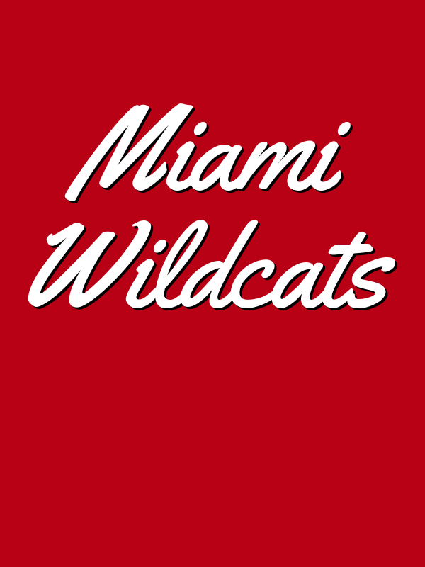 Personalized Miami T-Shirt - Red - Decorate View
