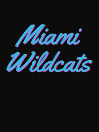 Thumbnail for Personalized Miami T-Shirt - Black - Decorate View