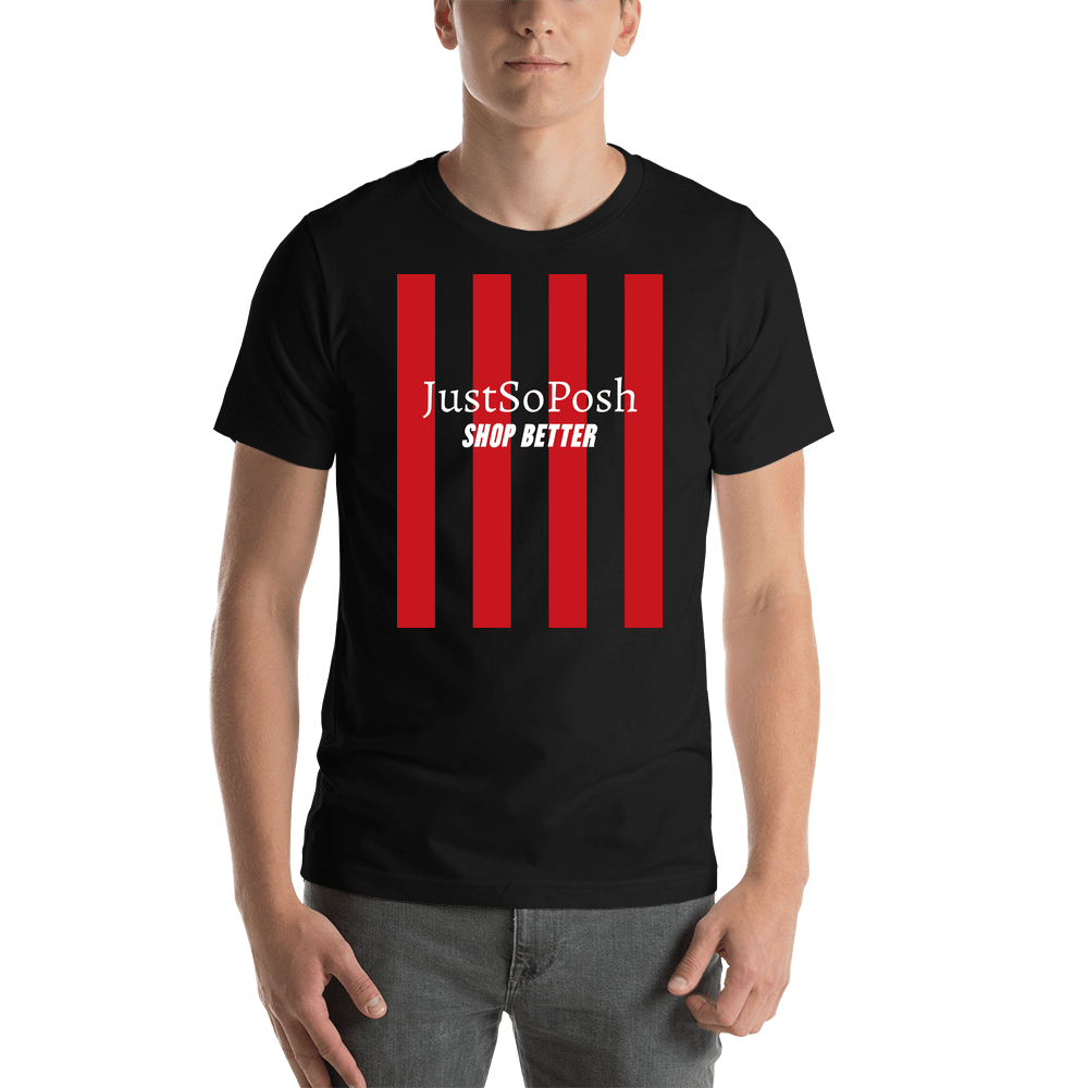 Personalized Milan Italy Soccer T-Shirt - Black - Shirt View