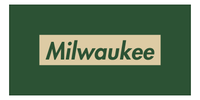 Thumbnail for Personalized Milwaukee Beach Towel - Front View