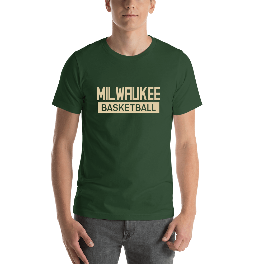 Milwaukee Basketball T-Shirt - Green - Shirt View