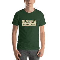 Thumbnail for Milwaukee Basketball T-Shirt - Green - Shirt View