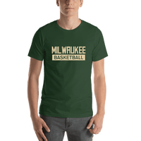 Thumbnail for Milwaukee Basketball T-Shirt - Green - Shirt View