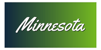 Thumbnail for Minnesota Ombre Beach Towel - Front View