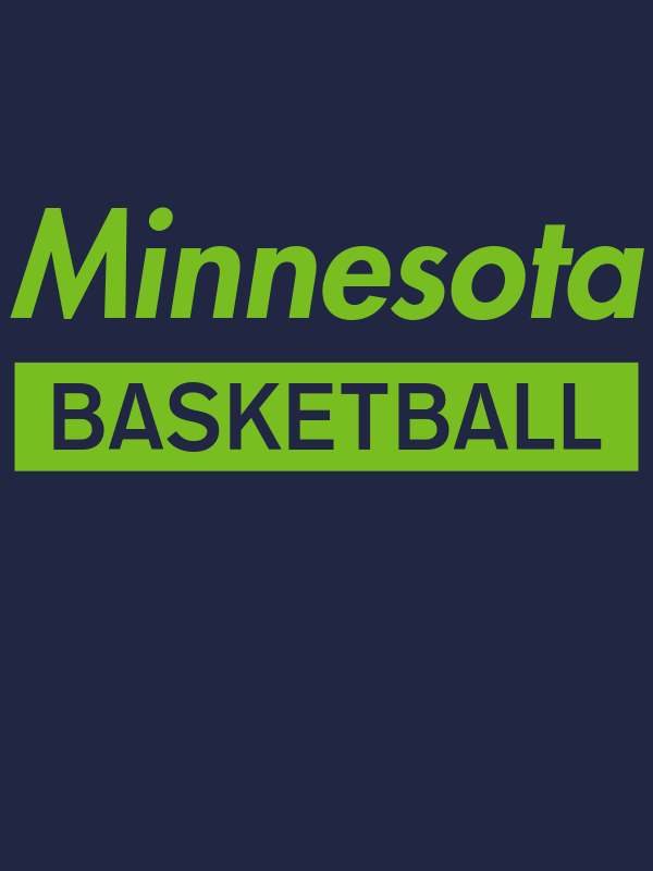 Minnesota Basketball T-Shirt - Blue - Decorate View