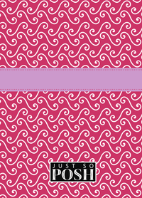 Thumbnail for Personalized Mod III Journal - Pink and White - Ribbon Nameplate - Back View