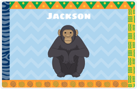 Thumbnail for Personalized Monkeys Placemat VI - African Vibes - Monkey XI -  View