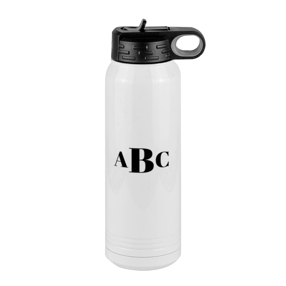 Personalized Monogram Water Bottle (30 oz) - Right View