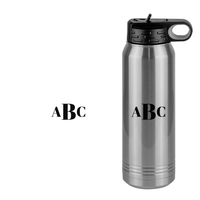 Thumbnail for Personalized Monogram Water Bottle (30 oz) - Design View