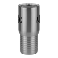Thumbnail for Personalized Monogram Travel Coffee Mug Tumbler with Handle (20 oz) - Front View
