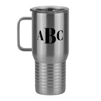 Thumbnail for Personalized Monogram Travel Coffee Mug Tumbler with Handle (20 oz) - Left View