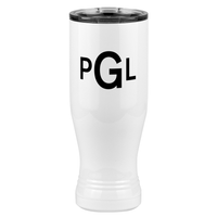 Thumbnail for Personalized Monogram Pilsner Tumbler (20 oz) - Right View