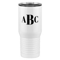 Thumbnail for Personalized Monogram Tall Travel Tumbler (20 oz) - Right View
