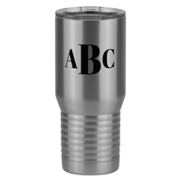 Thumbnail for Personalized Monogram Tall Travel Tumbler (20 oz) - Left View