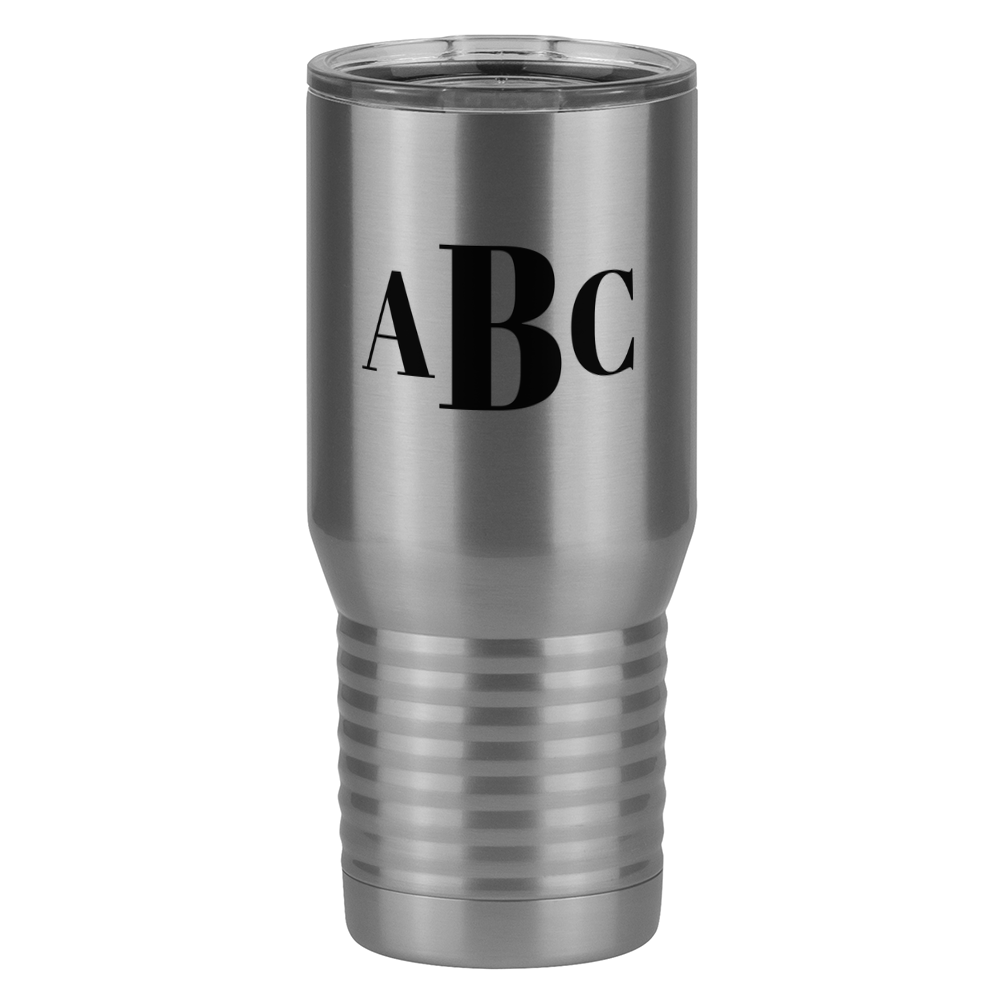 Personalized Monogram Tall Travel Tumbler (20 oz) - Right View