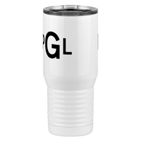 Thumbnail for Personalized Monogram Tall Travel Tumbler (20 oz) - Front Left View
