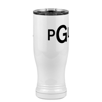 Thumbnail for Personalized Monogram Pilsner Tumbler (14 oz) - Front Right View